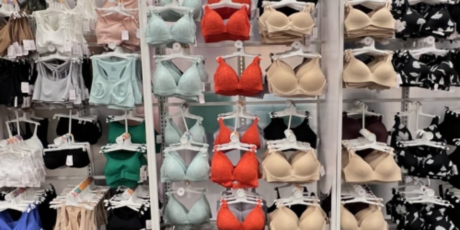 Save $10 When You Spend $30 on Target Bras & Bralettes