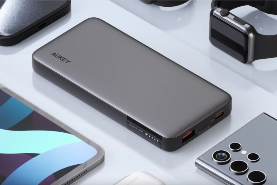power bank next to many devices