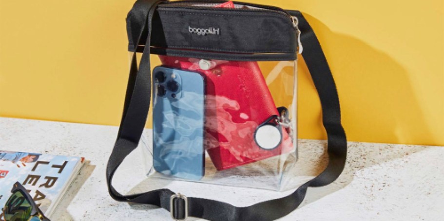 Baggallini Clear Crossbody Bag Just $25 Shipped | Perfect for Concerts & Amusement Parks