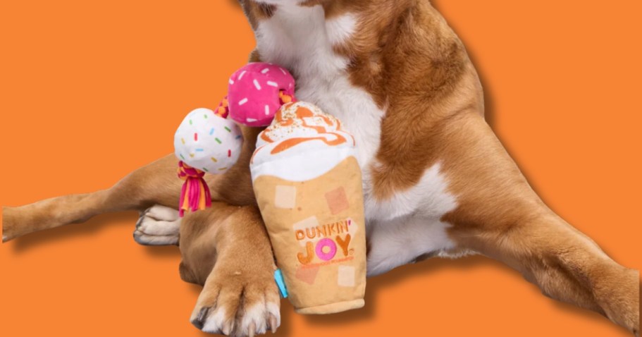 Check Out the NEW Limited Edition Dunkin’ Dog Toys & Milk-Bone Treats!