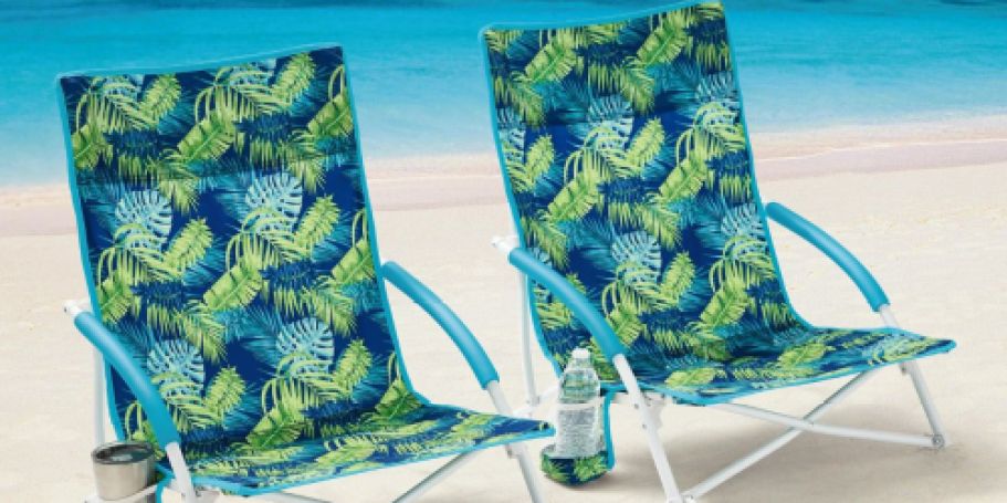 Mainstays Folding Beach Chair 2-Pack Just $39 Shipped on Walmart.com