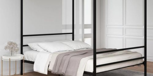 Up to 70% Off Walmart Furniture Clearance | Metal Canopy Bed ONLY $109 Shipped (Reg. $300)