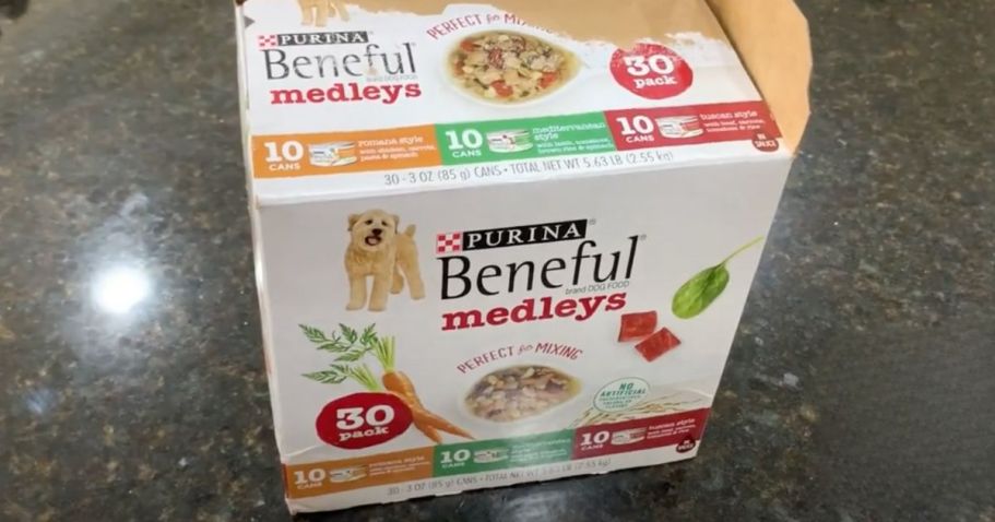 Beneful Medleys Wet Dog Food 30-Pack Only $14.33 Shipped on Amazon | Just 48¢ Per Can