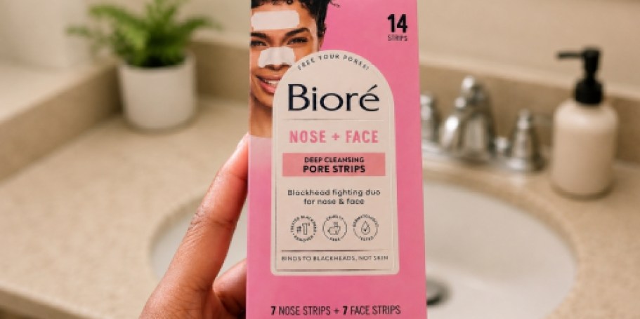 WOW! Biore Nose+Face Pore Strips 14-Count Only $5 Shipped on Amazon (Reg. $11)