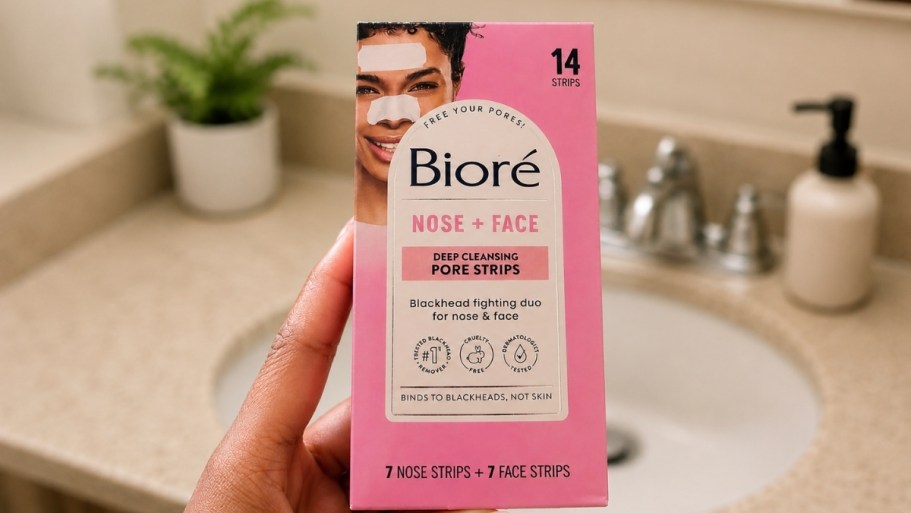 WOW! Biore Nose+Face Pore Strips 14-Count Only $5 Shipped on Amazon (Reg. $11)