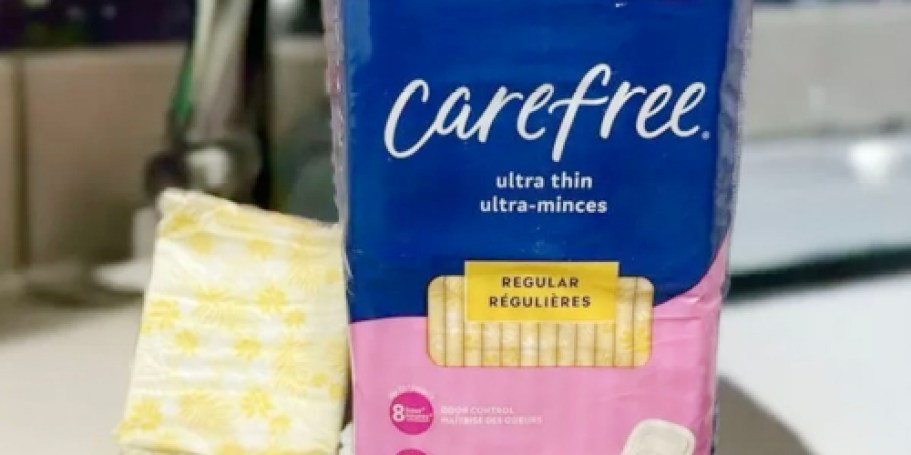 Carefree Ultra Thin Pads 28-Pack Only $2.49 on Target.com (Reg. $7.49)