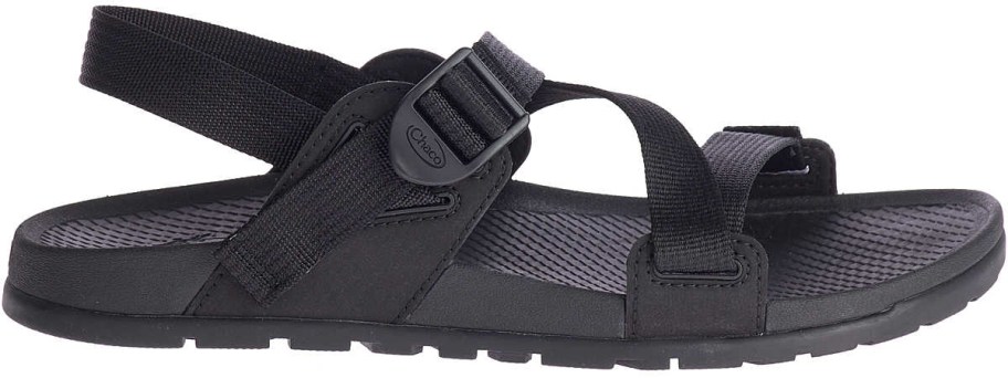 black chacos sandal stock image