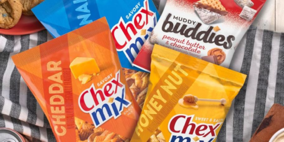 Chex Mix 20-Count Variety Pack ONLY $7.69 Shipped on Amazon – Just 38¢ Each!