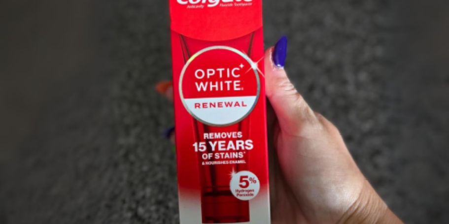 Colgate Optic White Renewal Toothpaste Only $2.40 Shipped on Amazon (Reg. $12)