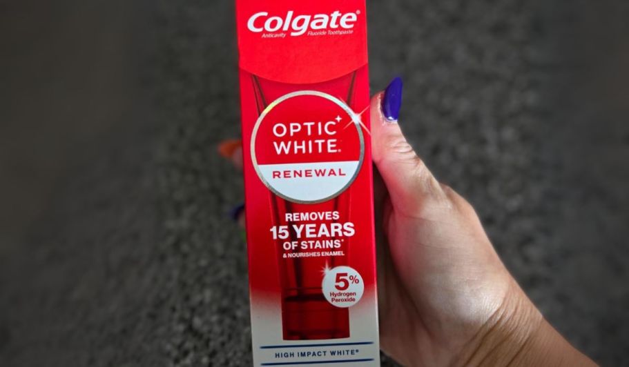 Colgate Optic White Renewal 3oz Toothpaste Only $2.40 Shipped on Amazon (Reg. $12)