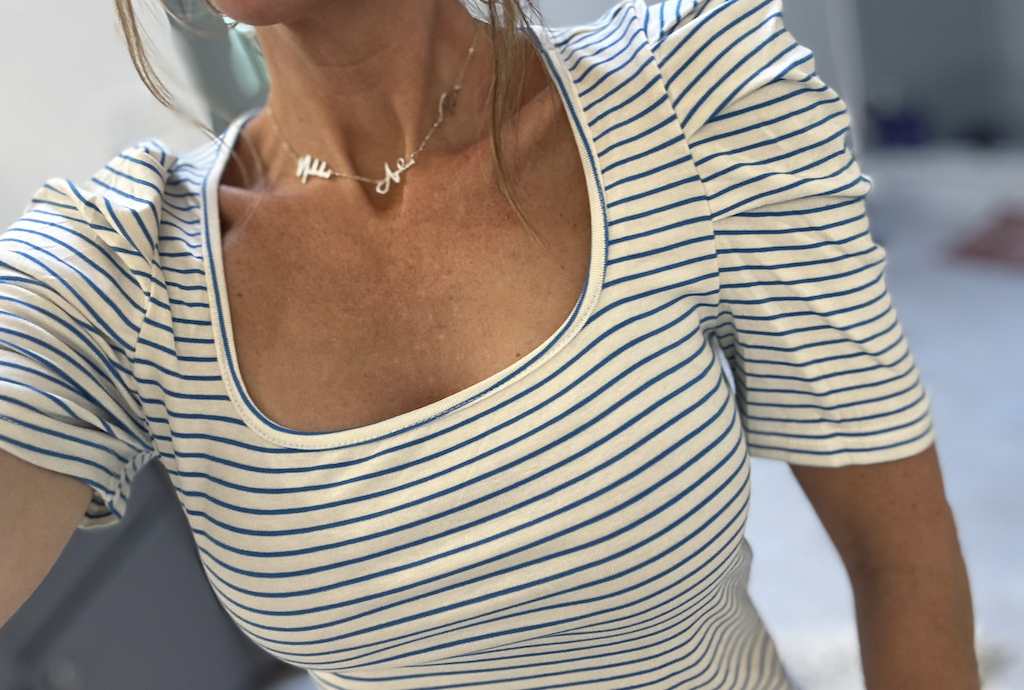 Women’s Puff Short-Sleeve Striped Top Only $8.49 on Amazon (Reg. $17)
