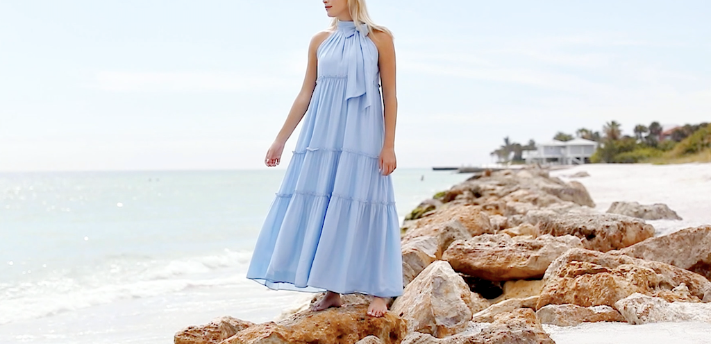 HURRY! Trendy Boho Halter Maxi Dress ONLY $15 on Amazon + Free Shipping
