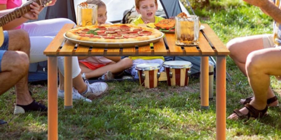 Foldable Indoor/Outdoor Wooden Table Only $49.99 Shipped on Amazon (Reg. $70)