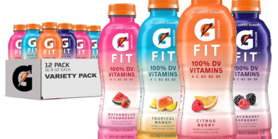 Gatorade Fit 12-Count Variety Pack ONLY $12.90 Shipped for Amazon Prime Members