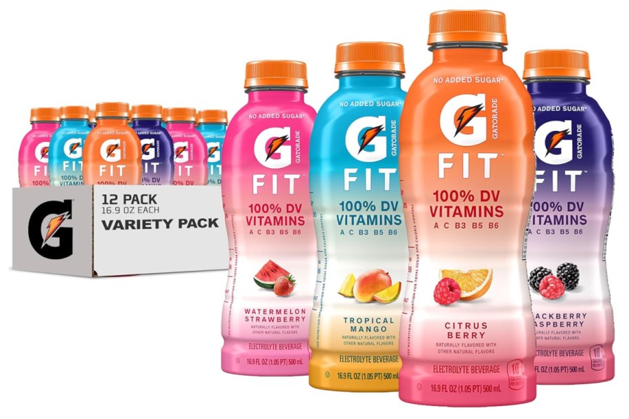 four gatorade fit flavor variety pack