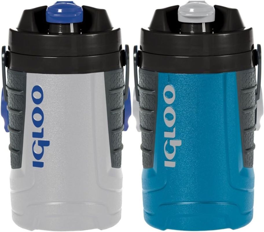 two igloo 1qt cooler bottles