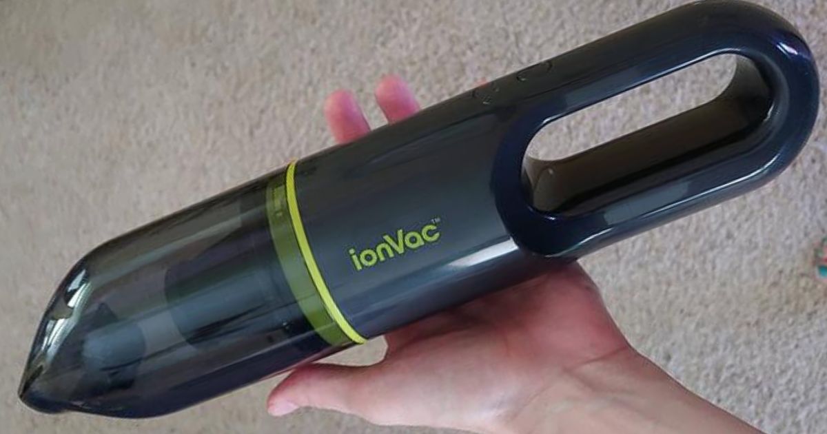 ionVac Cordless Handheld Vacuum Cleaner Only $19.99 on Kohls.com (Reg. $36)