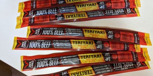 Jack Link’s Teriyaki Meat Sticks 20-Count Only $11 Shipped on Amazon – Just 55¢ Each