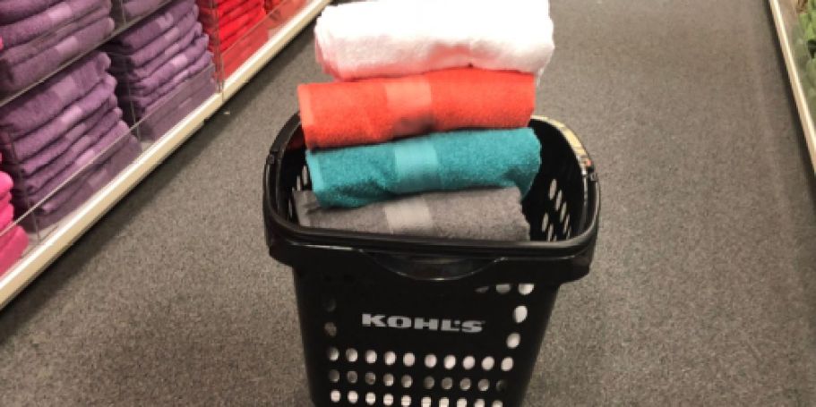Kohl’s The Big One Bath Towels from $2.99!