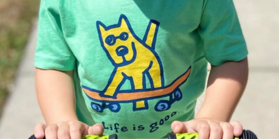 THREE Life is Good Kids Tees Only $13.33 Each Shipped | Perfect for Back To School!