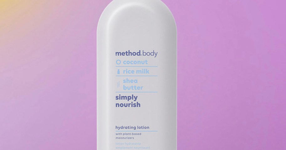 method body lotion bottle 