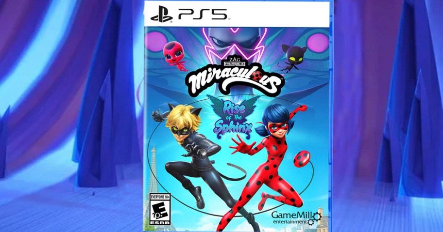 playstation 5 miraculous video game on screenshot 
