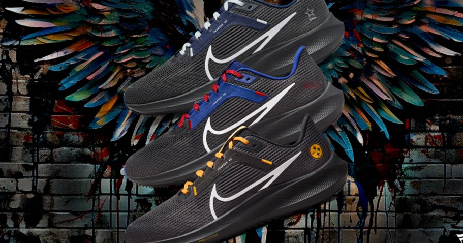 Nike Pegasus NFL Running Shoes Only $41 (Reg. $140) | Cowboys, Bears, Seahawks, & More!