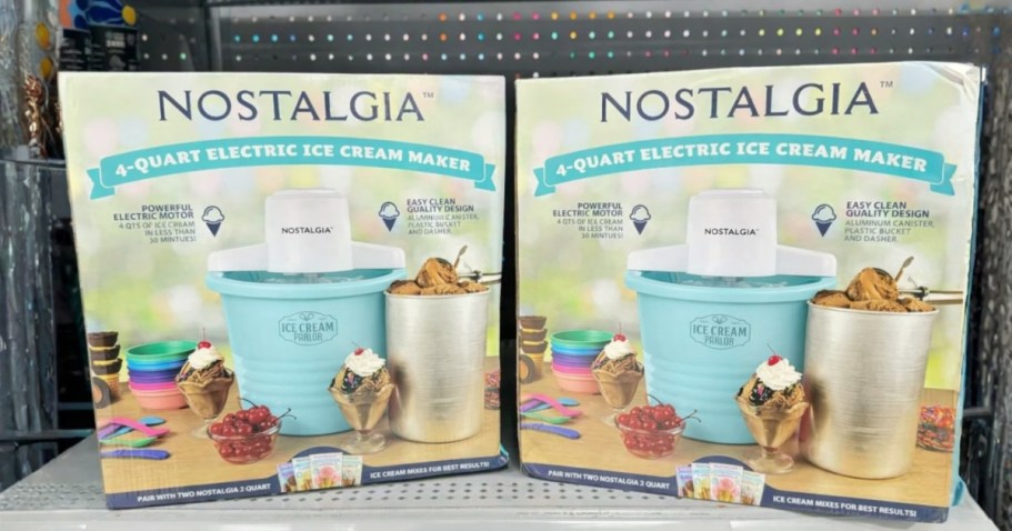 Nostalgia Electric Ice Cream Maker Just $19.98 on Walmart.com