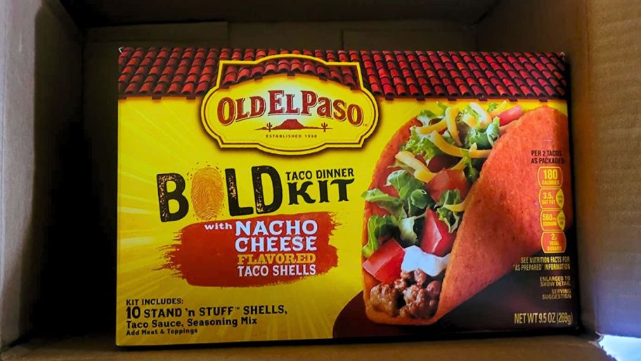 Old El Paso Nacho Cheese Taco Kit Just $2.68 Shipped on Amazon