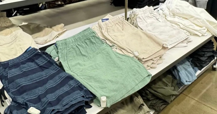 Old Navy Shorts Sale | $7 Kids Styles & $10 Men’s