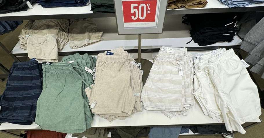 50% Off Old Navy Shorts | Styles from $9