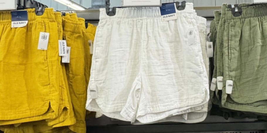 50% Off Old Navy Men’s & Women’s Linen Blend Styles | Shorts from $14.99