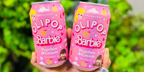 30% Off OLIPOP Sparkling Sodas (Includes The New Barbie Peaches & Cream Flavor!)