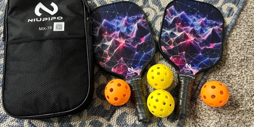 Pickleball Paddle Set Only $15.99 Shipped on Amazon (Includes Everything You Need!)