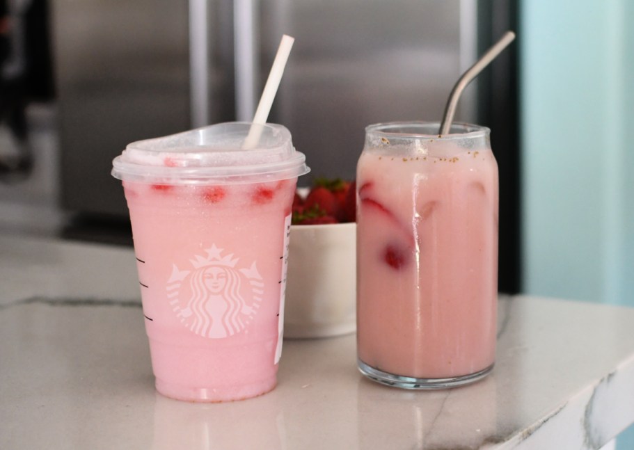 This Starbucks Copycat Pink Drink is Perfect for Valentine’s Day (& More Budget-Friendly Too!)