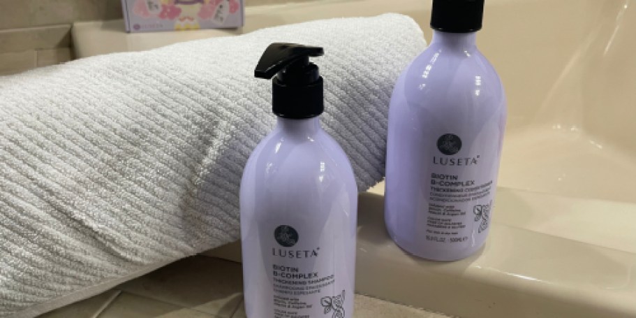 Luseta Biotin Shampoo & Conditioner Set Only $17.49 on Amazon | Stimulates Hair Growth & Repairs Damage