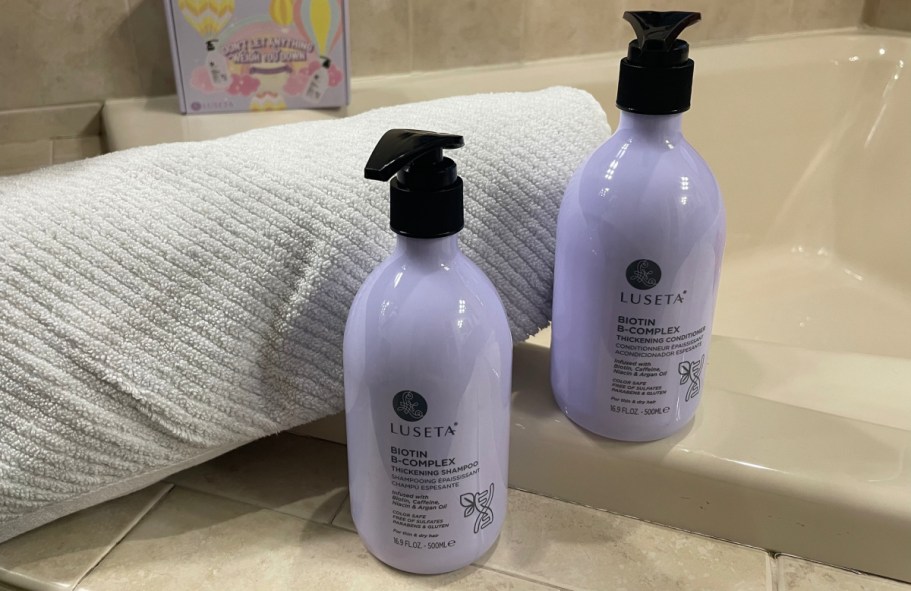 Luseta Biotin Shampoo & Conditioner Set Only $17.49 on Amazon | Stimulates Hair Growth & Repairs Damage