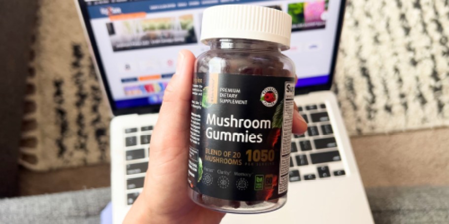 Raw Science Mushroom Gummies 60-Count Only $18 Shipped on Amazon | Supports Memory & Focus