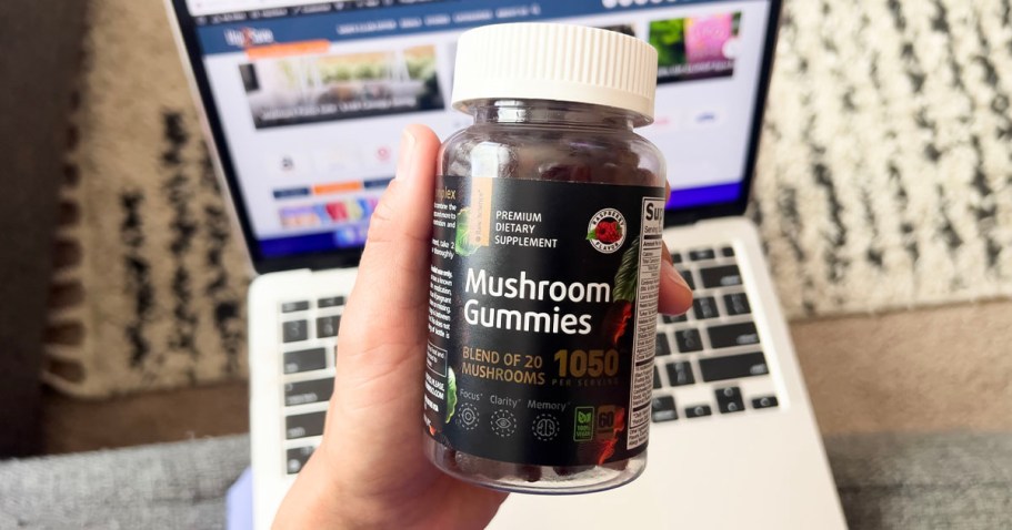Raw Science Mushroom Gummies 60-Count Only $10.91 Shipped on Amazon | Supports Memory & Focus