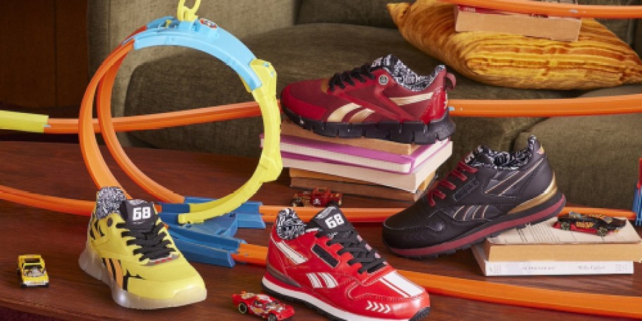 Up to 65% Off Reebok Kids Shoes + Free Shipping (Includes Hot Wheels Styles!)