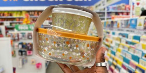 Five Below Glass Food Storage Sets Only $5.55 | Includes 2 Bowls with Matching Lids