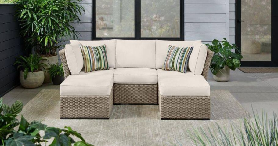 WOW! Up to 75% Off Home Depot Patio Furniture | 5-Piece Outdoor Sectional Only $359.60 Shipped (Reg. $900)