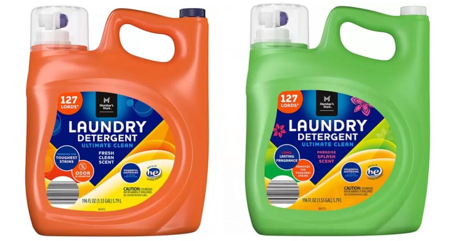 sam's club members mark laundry detergent stock images
