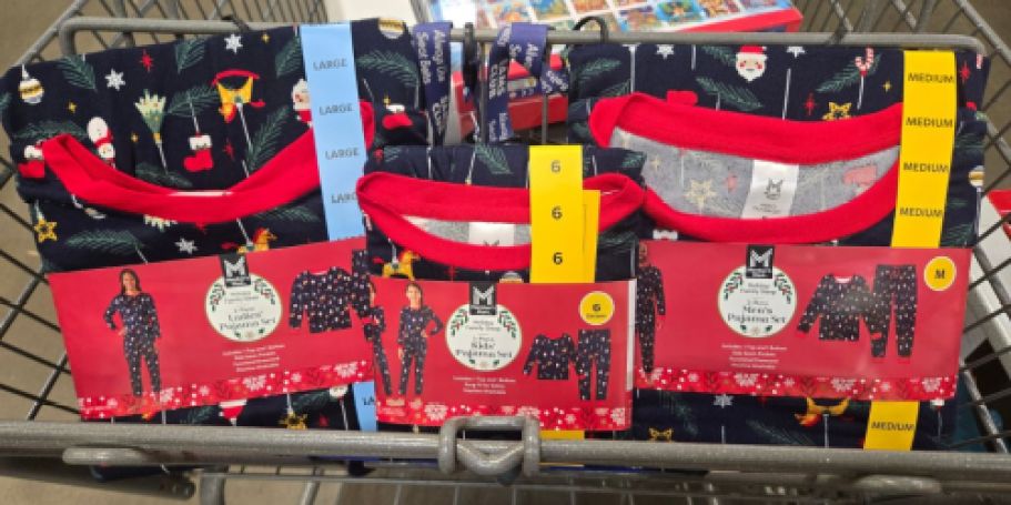 Sam’s Club Matching Family Pajama Sets from $6.98 – Five Festive Styles!