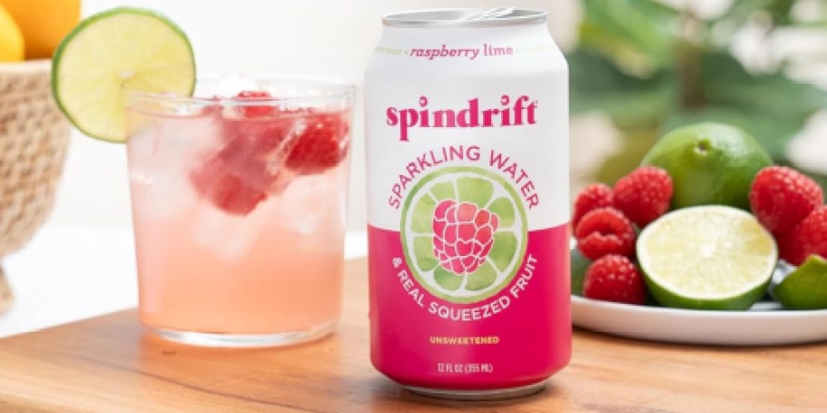 Spindrift Sparkling Water 24-Pack Just $14 Shipped on Amazon | Made w/ Real Fruit