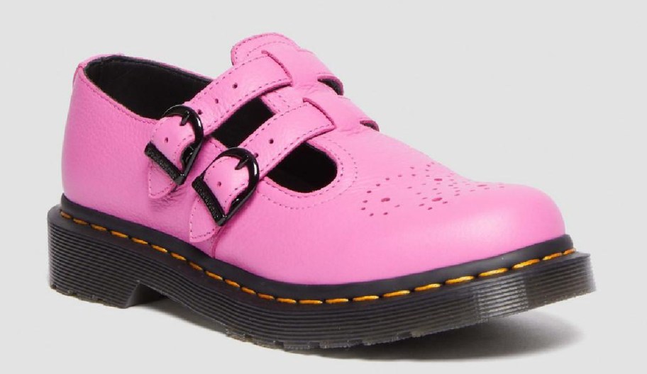 stock image of Dr. Martens 8065 Virginia Leather Mary Jane Shoes