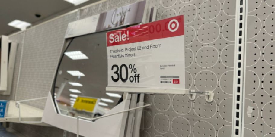 30% Off Mirrors at Target | Styles from Only $4.90 – Selling Out Fast!