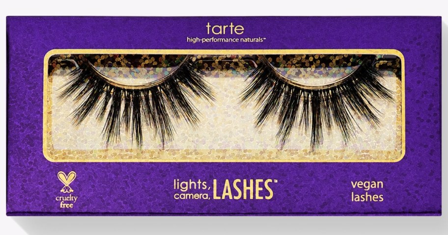 box with Tarte Lights, Camera, Lashes false eyelashes