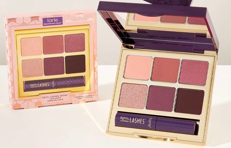 tarte pallette next to box