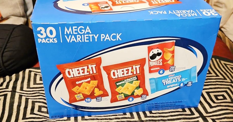 Kellogg’s Snacks 30-Count Variety Pack Just $9 Shipped on Amazon
